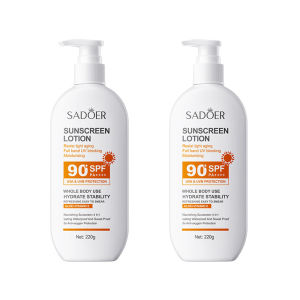 SADOER | Kem Chống Nắng SADOER 220g SPF 90 PA+++++ Dưỡng Ẩm Nuôi Dưỡng Da Mặt Và Toàn Thân Chống Nước Chống Mồ Hôi Phù Hợp Với Mọi Loại Da