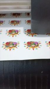 (10 LMBR A3+) CETAK STIKER CHROMO LAMINASI GLOSSY / DOFF Cetak Stiker Makanan Minuman Label Stiker