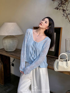 MASISI | Bộ Áo Cardigan và Đầm Quây Mỏng Dáng Suông Phù Hợp Với Người Béo Mùa Hè