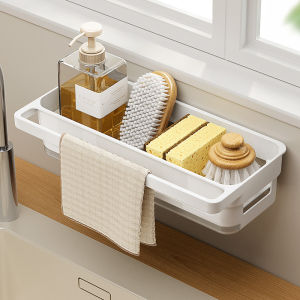 Kitchen Shelf Sink Drain Shelves Wall-mounted Storage Rack Waterproof Moisture-proof Bathroom Sink Shelves