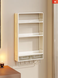 Space-saving Bathroom Multi-layer Wall-mounted Storage Rack