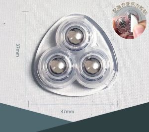 4Pcs/set Self Adhesive Mute Ball Pulley Universal Wheel Load 300Kg 360° Rotation Furniture Casters Wheels Stainless Steel Wheel