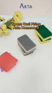 Spons Cuci Piring Minyak Washing Sponge Isi 6 pcs