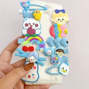 Hokkaido - Set 12 kẹp tóc hình cáo xanh biển hoạt hình dễ thương