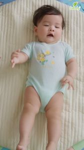 LULLABY - Body bé trai COTTON Pointelle - NH377N