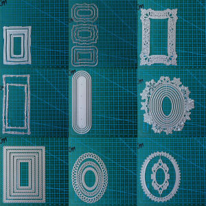frame Metal Cutting Dies Mold Scrapbooking Decoration Paper Cards Craft Knife Mould Blade Punch Template Embossing Stencils