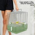 Yoosopet | Large Portable Stainless Steel Parrot Cage. 