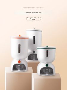 KAWEIRUI | Hộp Lưu Trữ Gạo Chống Mốc Chống Ẩm Kín Khí và Tự Động Phân Phối
