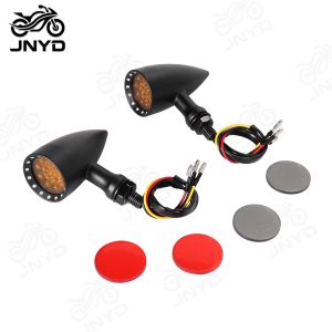 JNYD Universal Motorcycle Turn Signals Mini Bullet Indicators Blinker Lights Lamp 12V For Harley Davidson XL Sportster 1200 883