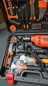 ART-039 Paket Lengkap 88 Pcs Box Kotak Alat Perkakas Ada Mata Bor & Palu Obeng Tools Mekanik & Rumah Tangga Toolset Toolbox