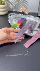 12x20cm Self Adhesive Rhinestone Sticker Tape DIY Decoration Diamond Sticker Arts Crafts DIY Car