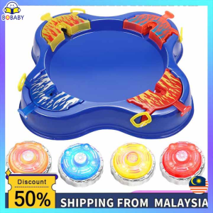 Spinning Top Battle Toy New Pull Line Battle Gyro Plate Childrens Desktop Parent-Child Interaction Toys Suit Multi-Person Competitive Battle Gyro Plate