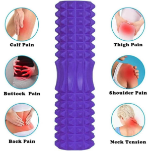 Roller Foam Yoga Massage EVA Hollow Column Foam Gym Massage Exercise untuk Latihan Fitness