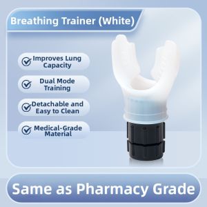 Portable Abdominal Breathing Trainer Resistance Lung Function Exercise Device to Boost Lung Capacity Slow Respiratory Diseases