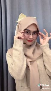 Defa Pita Hijab satin mizuki belakang Ria ricis pita peniti aksesoris hijab cantik viral