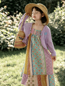 YOEHYAUL | Cotton Ethnic Style Sleeveless Dresses