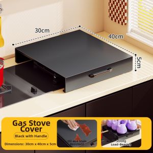 evesigar | Stove Top Cover Multifunctional Kitchen Shelf For Gas Stove And Induction Cooker