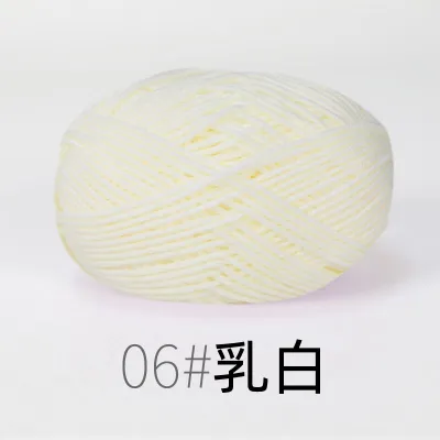 [Shop Bông bán len] Len Milk Cotton 50g Mác đen mềm mịn