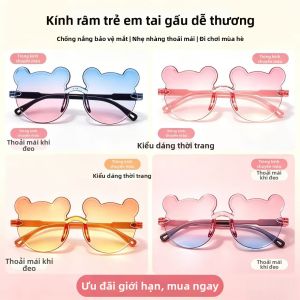 KUWUBIANJING | Kính Râm Bảo Vệ UV Thay Đổi Tần Xuất Cho Trẻ Em