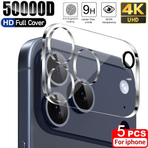 5PCS Camera Lens Protector for iPhone 17 16 15 11 12 13 14 Pro Max Plus Air Lens Protective Glass Tempered Glass Camera Films