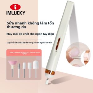 IMLUCKY | Máy đánh bóng tay cầm đa năng điện mới 2025 Máy loại bỏ da chết vàn móng Máy đánh bóng da khô Máy làm đẹp móng tay