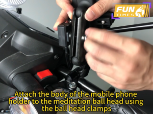 FUN Cellphone Holder V5 Mirror Type Clamp Type