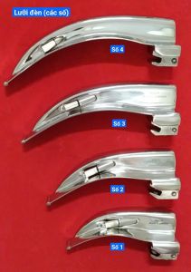 Lưỡi đèn nội khí quản cong Pakistan số 4