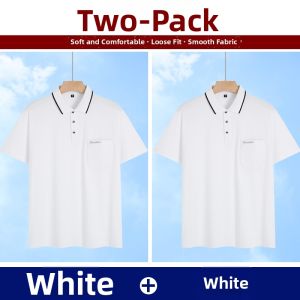 AOYUNNIAO | Mens Cotton Summer Short Sleeve Polo Shirt