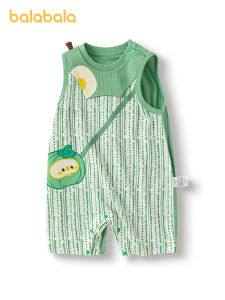 Trang phục bò áo liền quần trẻ em balabala 2025 phong cách dễ thương Ngoài Trời Mới Mùa Hè