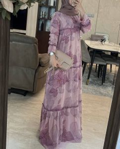 O Gamis Sakura Rayon Diamond Ceruty Babydoll Gamis Busui