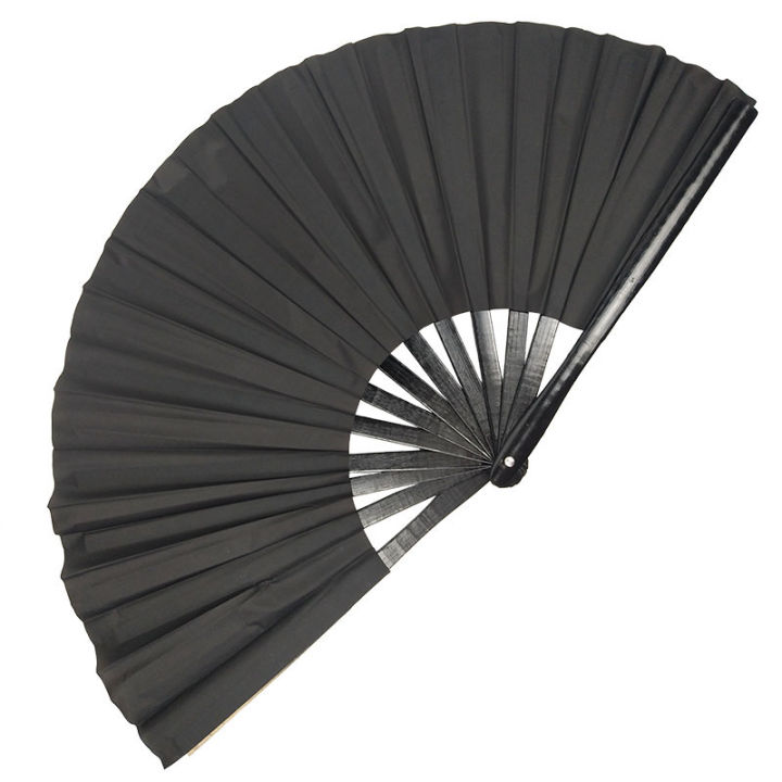 Fan Folding Fan Men's Black Kung Fu Fan 10-Inch Paper Fan Scholar White ...