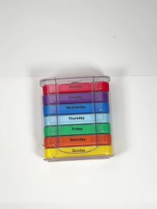 Weekly Pill Organizer 7 Day 4 Times a Day Large Pill Box Organizer with Drawer Designed Daily Pill Organizer to Hold Medicine
