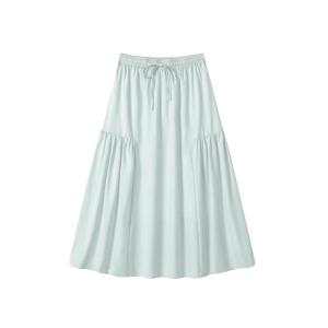 YUEZHONGWEI | Áo sơ mi nữ tay ngắn một bên vai màu trắng ôm vừa vặn mùa hè 2025 thiết kế mới áo cánh phong cách Hàn Quốc