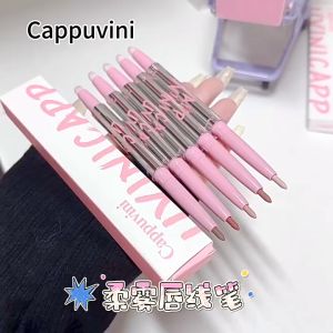 Cappuvini 2 Head Lip Liner Makeup Soft Matte Lipstick Liner