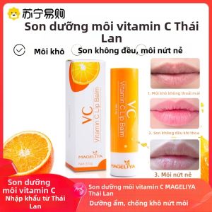 Son Dưỡng Môi Vitamin C MAGELIY Dưỡng Ẩm Cho Học Sinh Chống Khô Môi Dưỡng Ẩm Lâu Trôi Hương Thơm Không Chứa Dầu