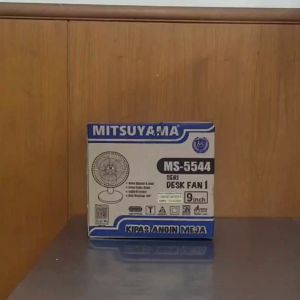 Kipas Angin Meja Mitsuyama 9 inch MS-5544 Desk Fan Kipas Duduk 9 Inch SNI
