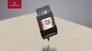 Victorinox การ์ด เครื่องมืออเนกประสงค์ / มีดพับ มีดพก มีดเล็ก / มีดสั้นพกพา มีดสแตนเลส Swiss Army Knives - Swiss Card  Smart Card Wallet  Smart Card with Cardprotector and Moneyband  ( 0.7250 )