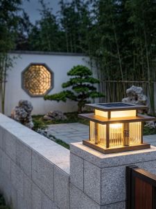 VINCAN | Waterproof Solar Sensor Post Light