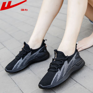 Warrior Womens Shoes Summer Breathable Casual Running Sports Shoes Soft Bottom Non Slip Work Trendy Shoes Lightweight Work Flats