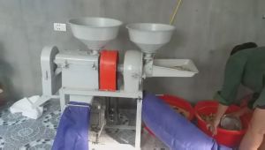 Máy xát gạo tf888 không có lọc sạn lắp mô tơ 3kw