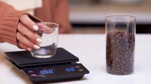 Emory 3kg/0.1g Coffee Weighing Scale With Timer Portable Electronic Digital Kitchen Scale Baking High Precision LCD Electronic Scales
