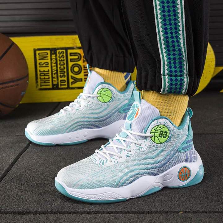 KENXIEX 122707 Sepatu Basket Pria Sepatu Olahraga Lari Casual