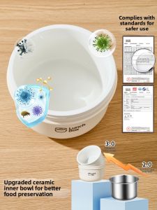 WANGLIMIAO | Hộp Cơm Điện Sưởi Nóng Cách Nhiệt 24 Giờ