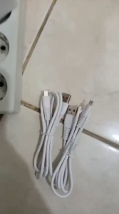 Kabel Charger Micro USB VOOOC Putih Polos Berkualitas Tinggi untuk HP Android