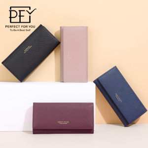Long Womens Korean Style Handbag Multi-functional Coin Purse Card Holder Leather Wallet Simple Fashion Versatile High-end Feeling