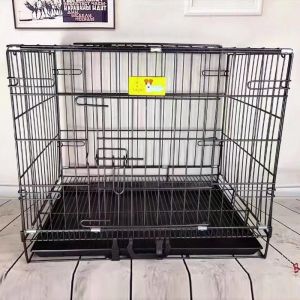 Lejia Dog Cage Cat Cage Thickened Folding Large Medium Small Teddy Bichon Dog Pet Iron Wire Cage Durable Animal Cages