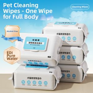 Deodorizing Antiseptic Pet Wipes for Dogs and Cats MOLLYBOX