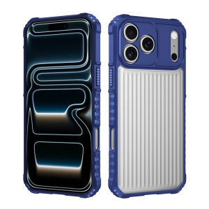 szhaiyu | Phone Case For IPhone 18 Pro Max 18 17 16 15 14 13 12 Pro Plus With Matte Stripes Corrugated Pattern Non-slip Frame Hard Cover