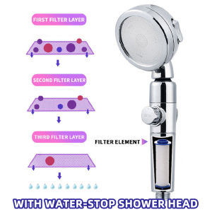 Shower Head High Pressure Bathroom Shower Sprayer Handheld Shower With Filter Element