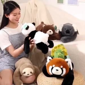 65CM Stuffed Weighted Long Arm Soft Lazy Fluffy Plush Decompression Pillow Gifts For Boys Girls
